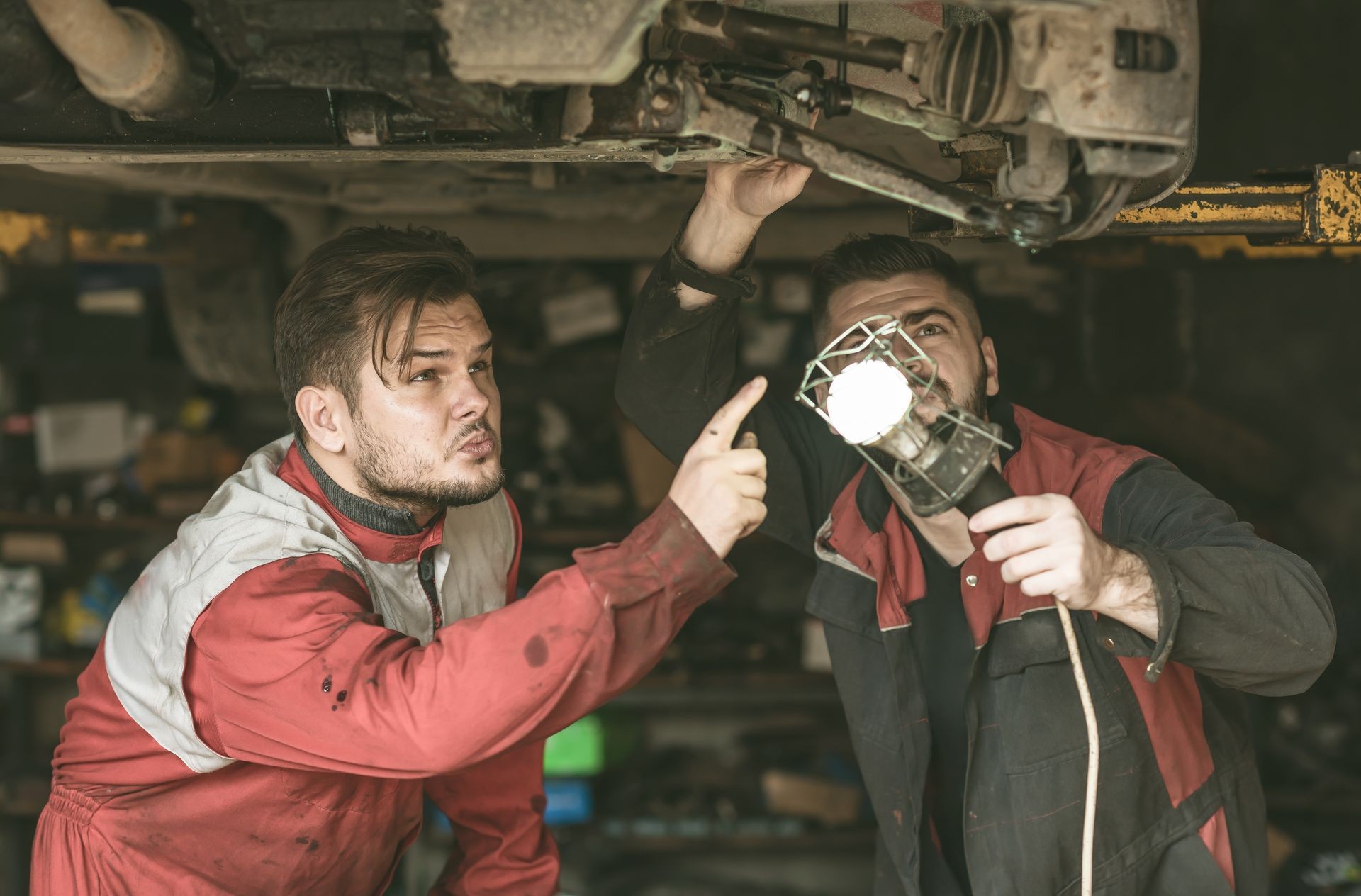 mechanics are doing car repairs mechanics are doing car repairs